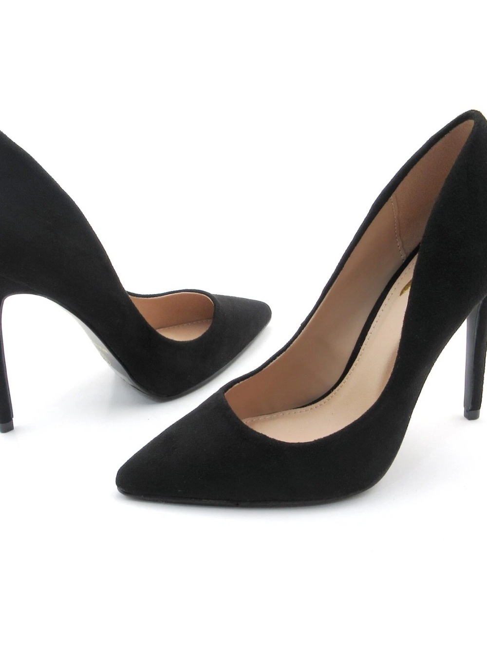 Classic Black Pointed-Toe Women's Stiletto Heels
